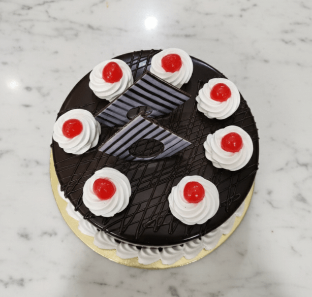 Choco Cherry Celebration Cake