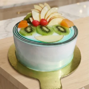 Fresh Fruit Delight Cake