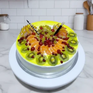 Tropical Fresh Fruit Cake