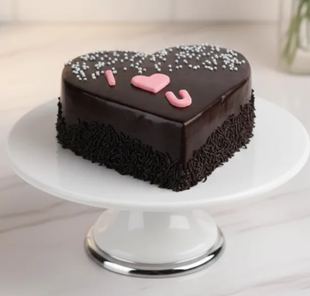 Love Confession Chocolate Truffle Cake