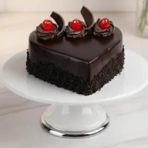 Heart Shape Choco Truffle Cake
