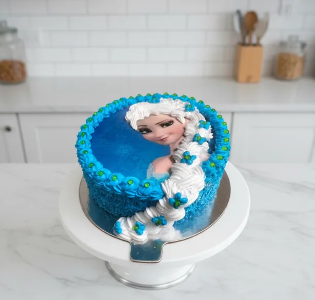 Cheerful Barbie Theme Cake