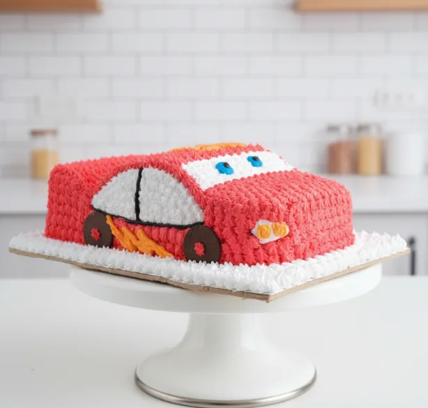 Car-Shaped Theme Cake