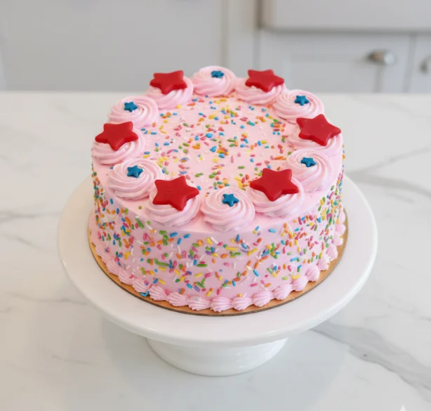 Designer Strawberry Cake