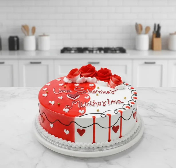 Designer Anniversary Cake