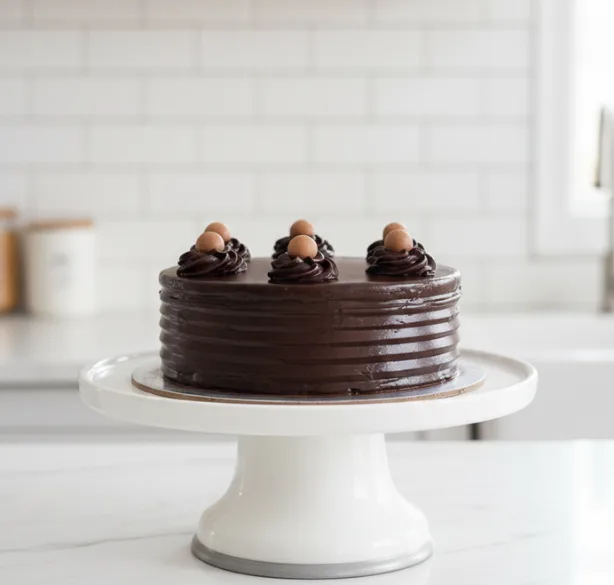 Chocolate Truffle Ganache Cake
