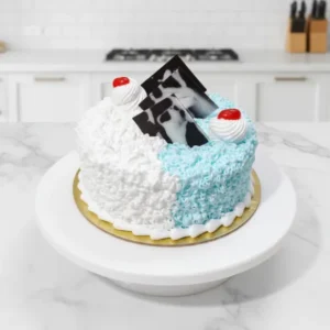 Frosted Duo Delight Cake