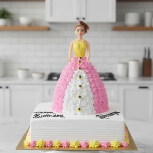 Princess Doll Birthday Cake