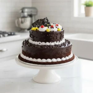 Double Layer Chocolate Fantasy Cake