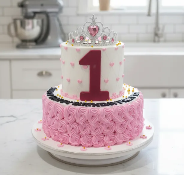 Princess First Birthday Cake