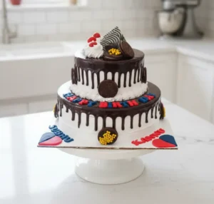 Choco Drip Oreo Celebration Cake