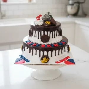 Choco Drip Oreo Celebration Cake