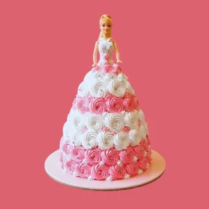 Princess Rosette Doll Cake
